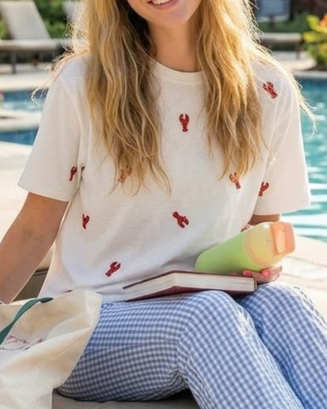 Lobster Embroidered Tee