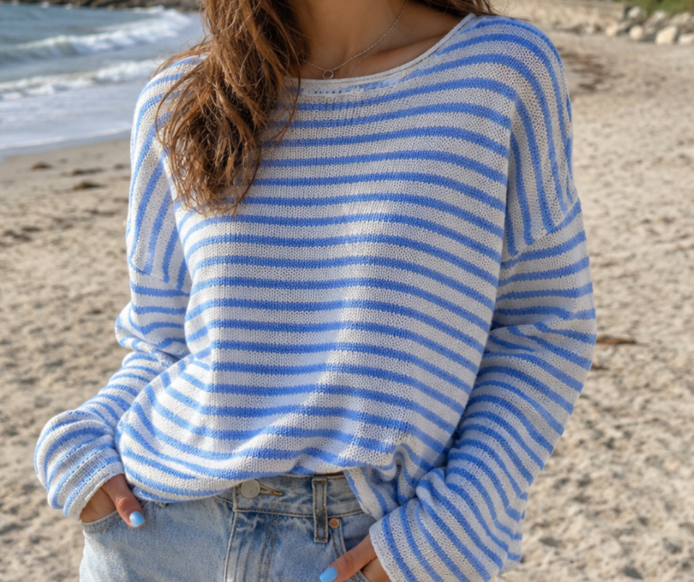 Coastal Stripe Lightweight Knit