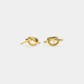 Dainty Gold Small Knot Stud Earrings
