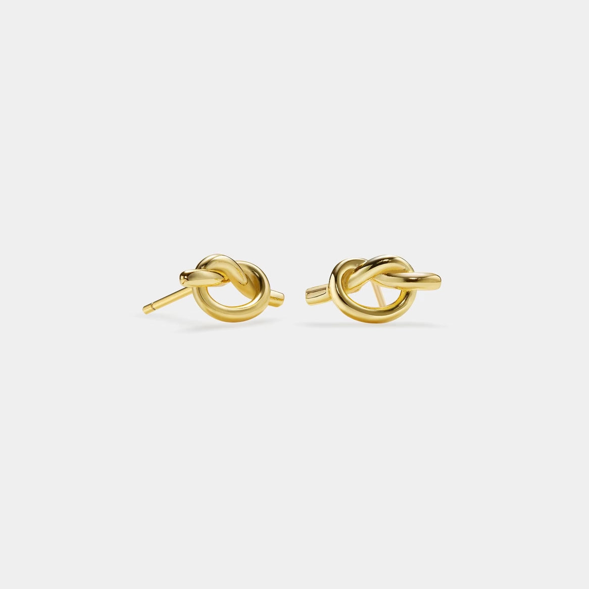 Dainty Gold Small Knot Stud Earrings